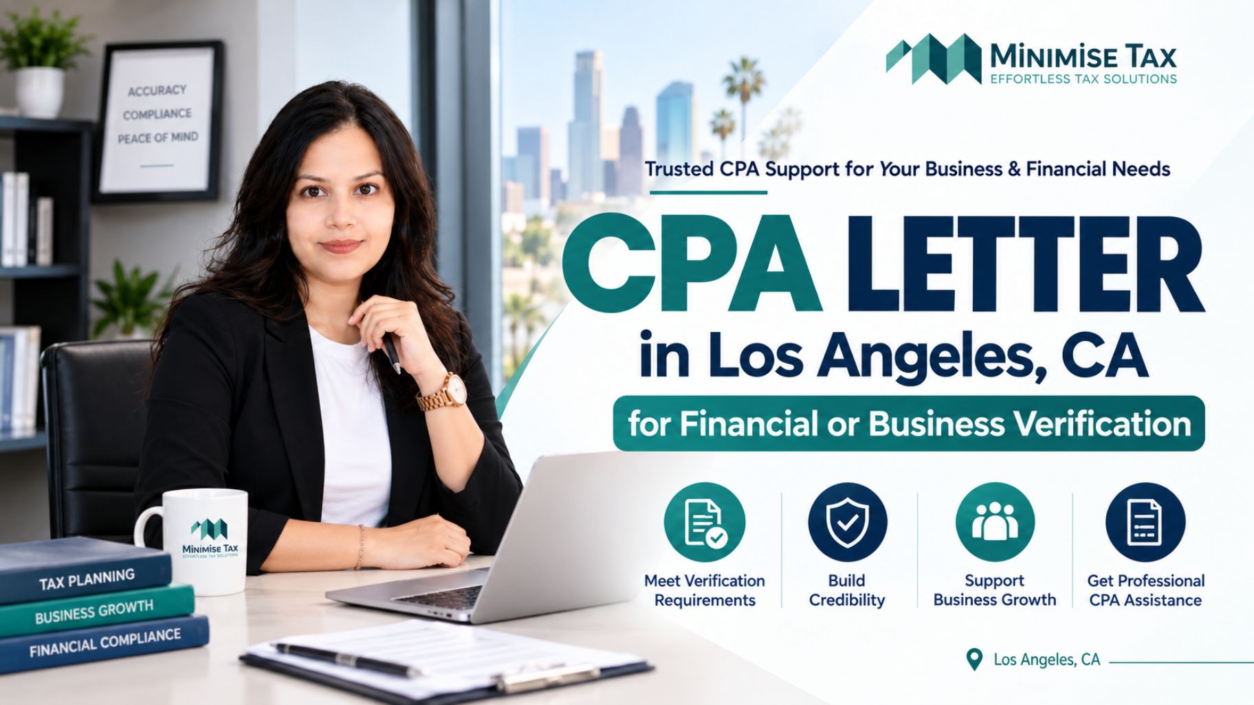 CPA Letter in Los Angeles, CA for Financial or Business Verification